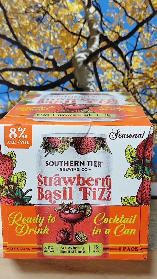Southern tier strawberry basil fizz