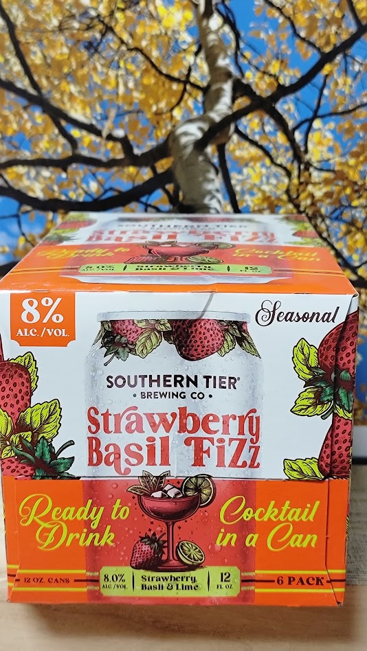 Southern tier strawberry basil fizz