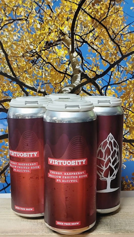 Beer tree virtuosity cherry raspberry mallow fruite sour