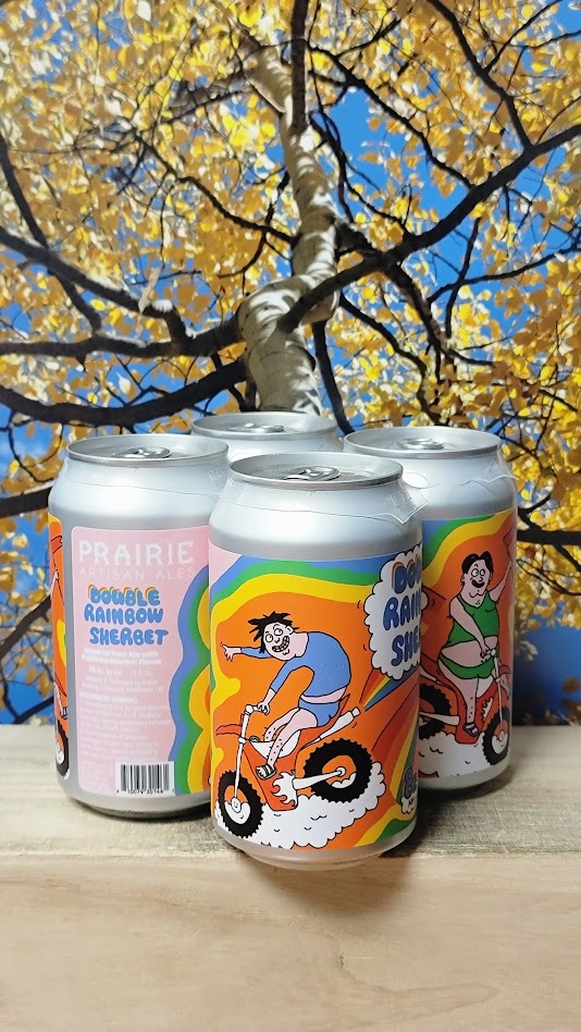 Prairie double rainbow sherbet imperial sour ale