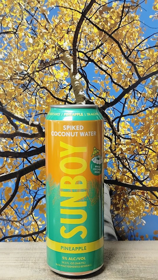 Sunboy pineapple spiked coconut water