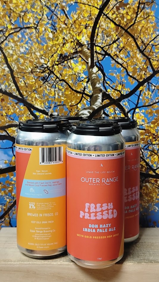 Outer range fresh pressed ddh hazy ipa