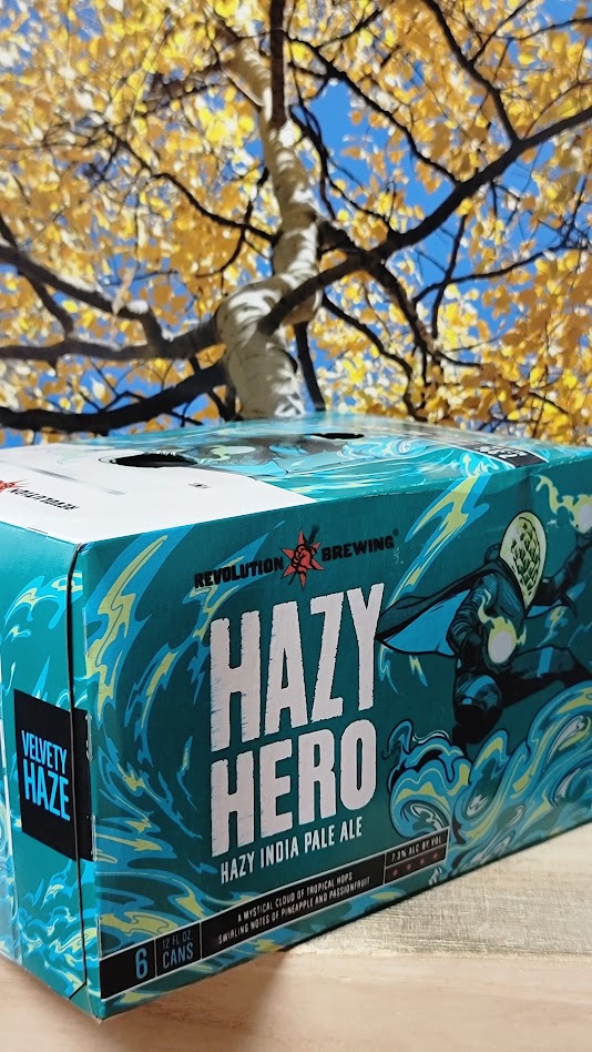 Revolution brewing hazy hero hazy ipa