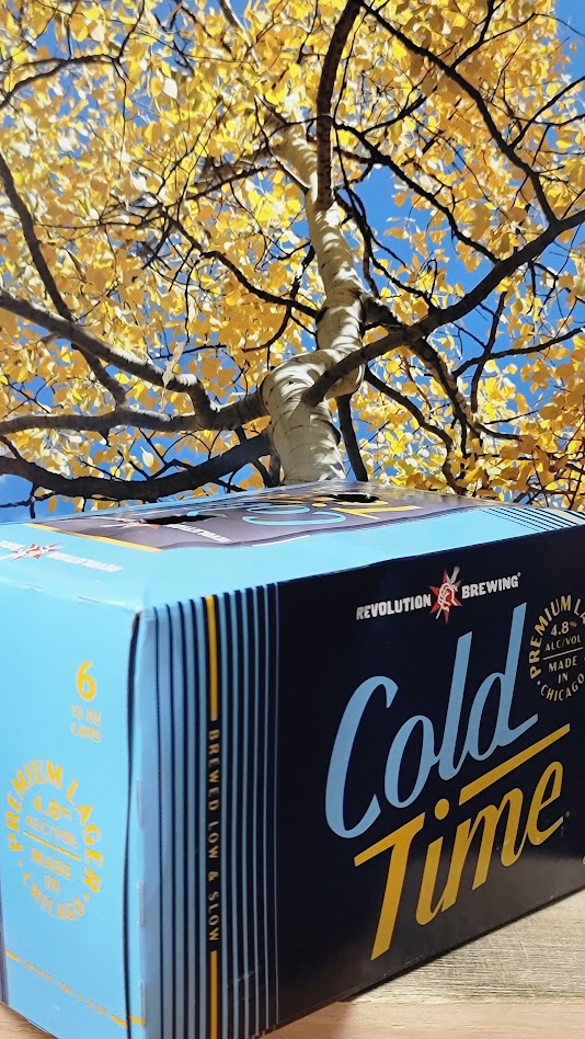 Revolution brewing cold time lager