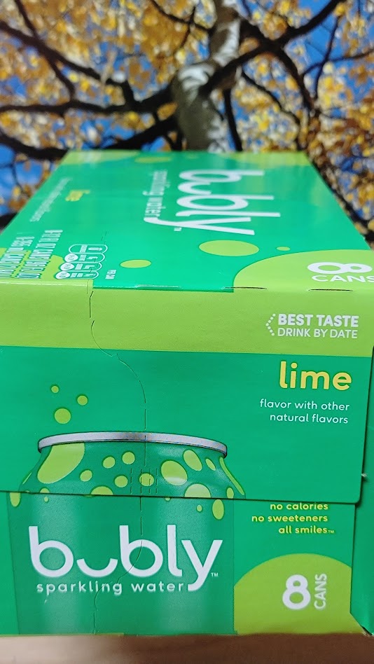 Bubly lime sparkling water