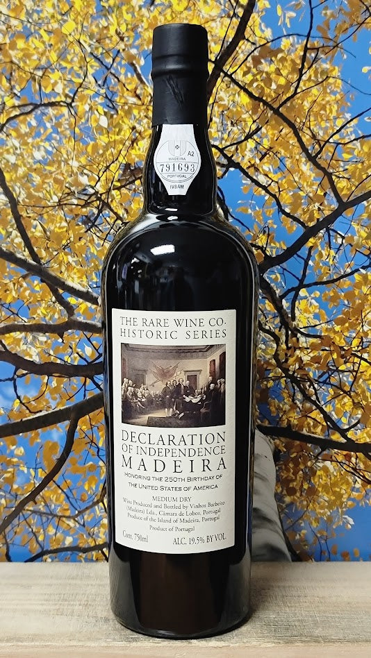 Rare wine co declaration of independence madeira