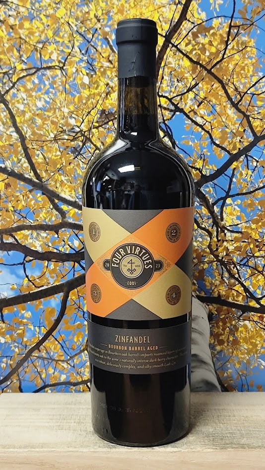 Four virtues bourbon barrel aged zinfandel