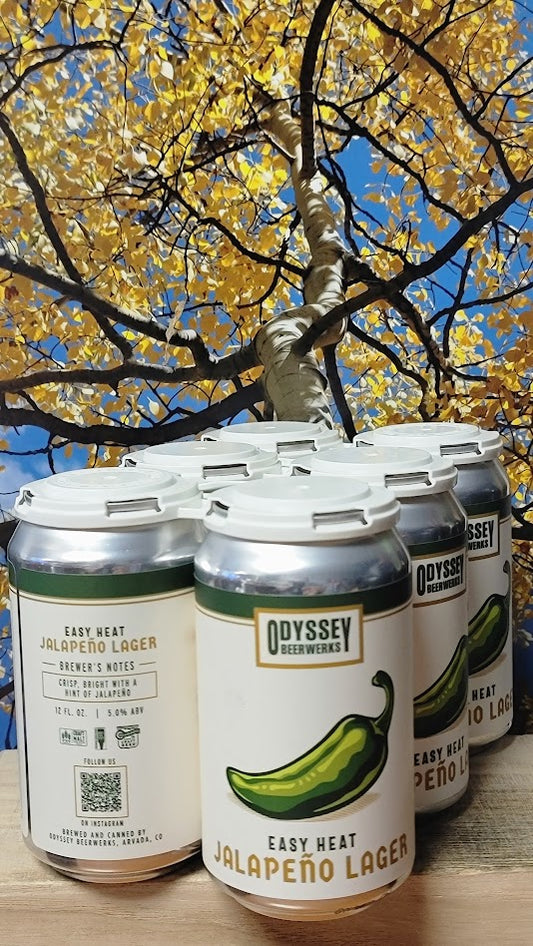 Odyssey easy heat jalapeno lager