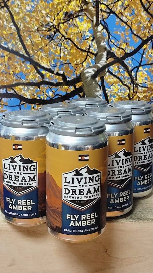 Living the dream fly reel amber