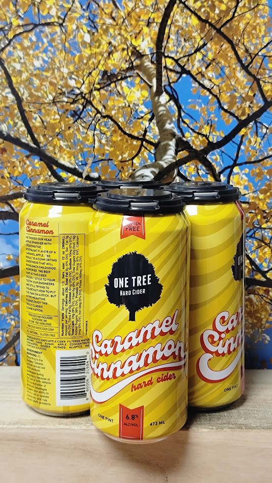 One tree caramel cinnamon hard cider
