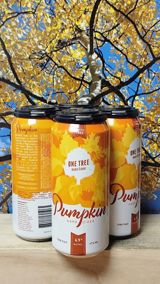 One tree pumpkion hard cider