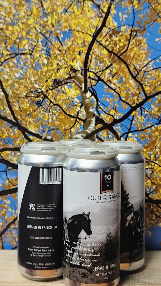 Outer range leave a trail hazy ipa