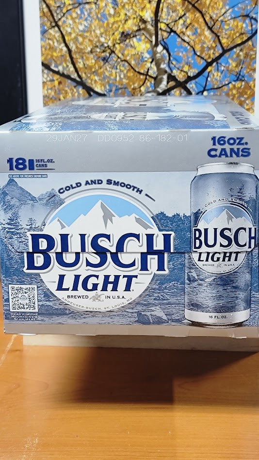 Busch light cans