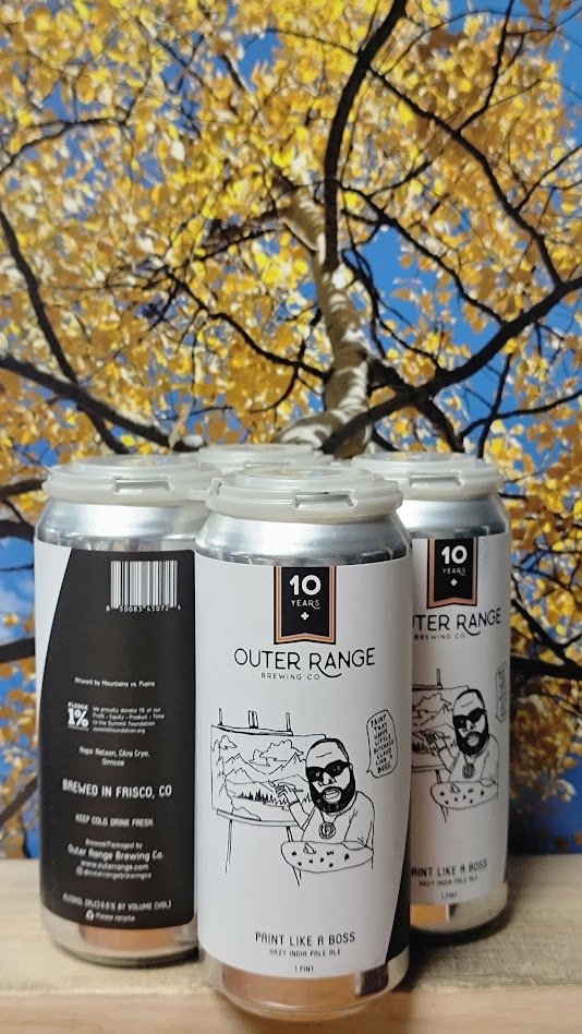 Outer range paint like a boss hazy ipa