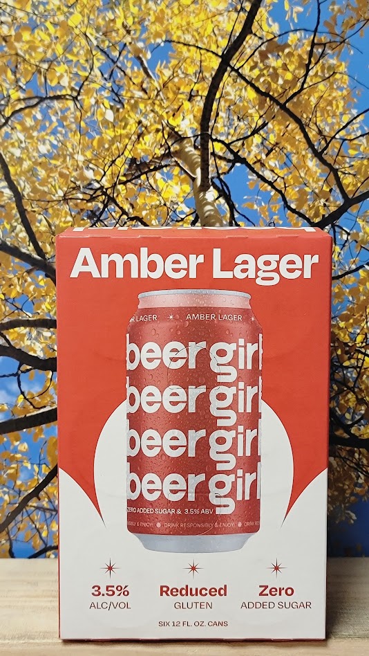 Beer girl amber lager