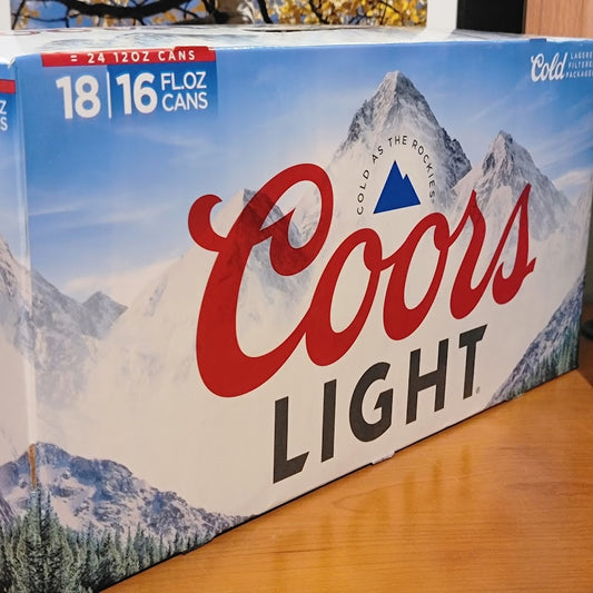 Coors light 16oz cans