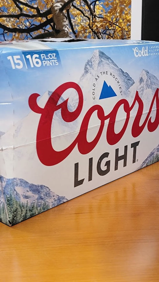 Coors light aluminum pints