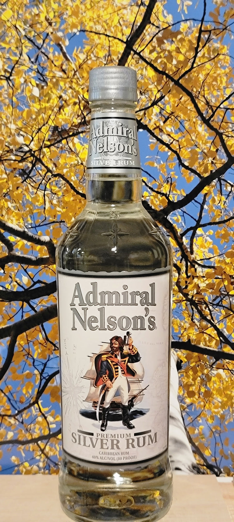 Admiral nelson's silver rum