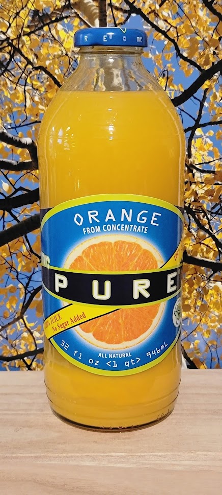 Mr. pure orange juice