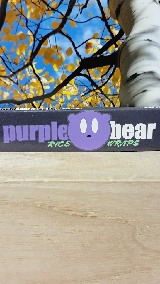Purple bear rice wraps