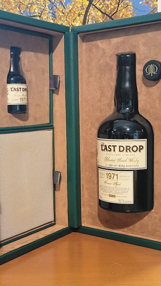 The last drop distillers 1971 blended scotch