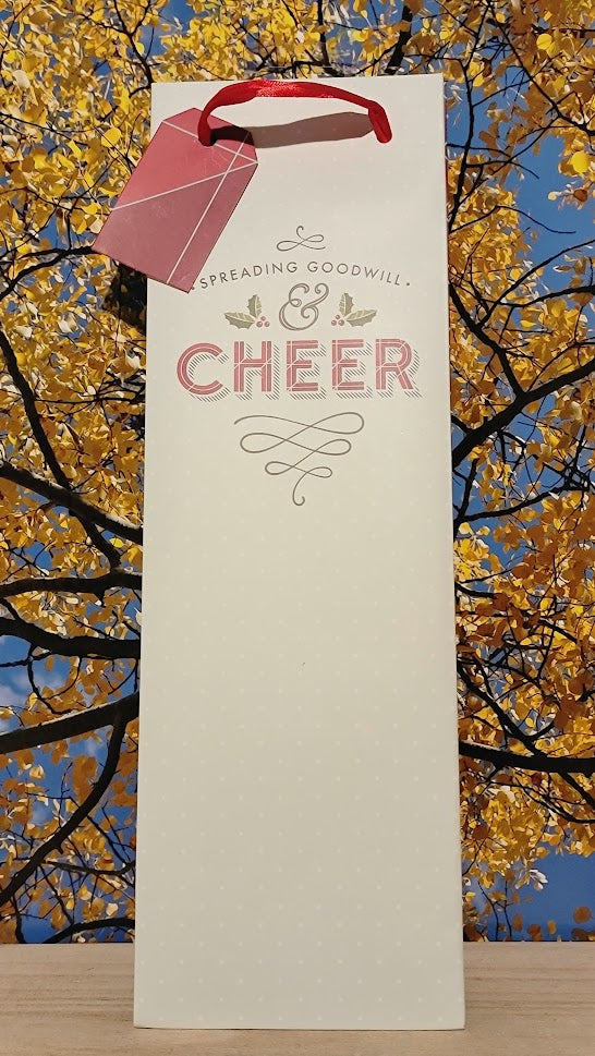 Cheer wine gift bag