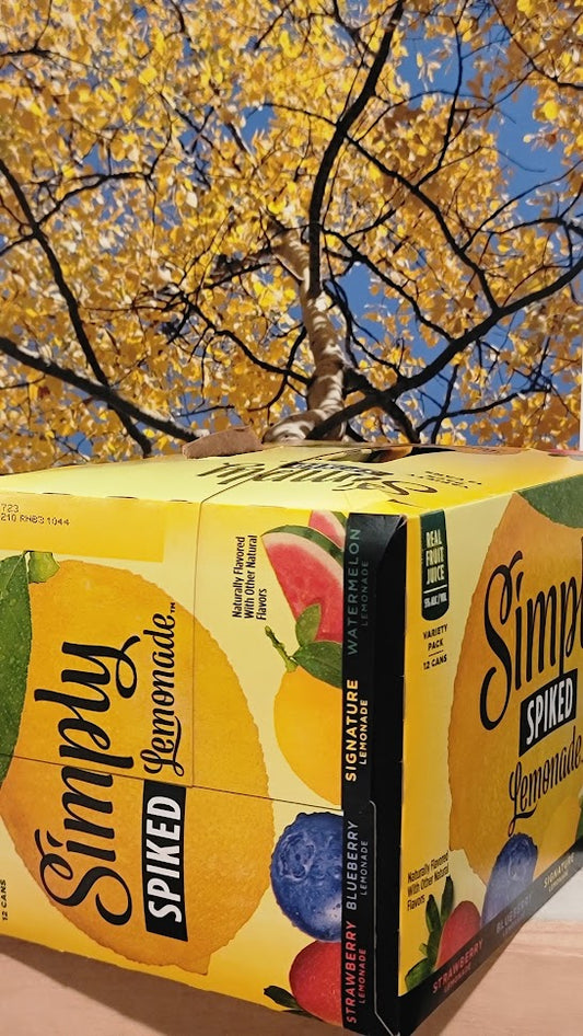 Simply spiked lemonade