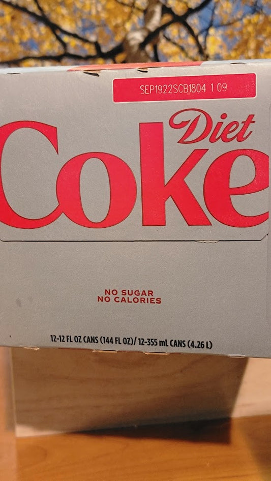 Diet coke cans