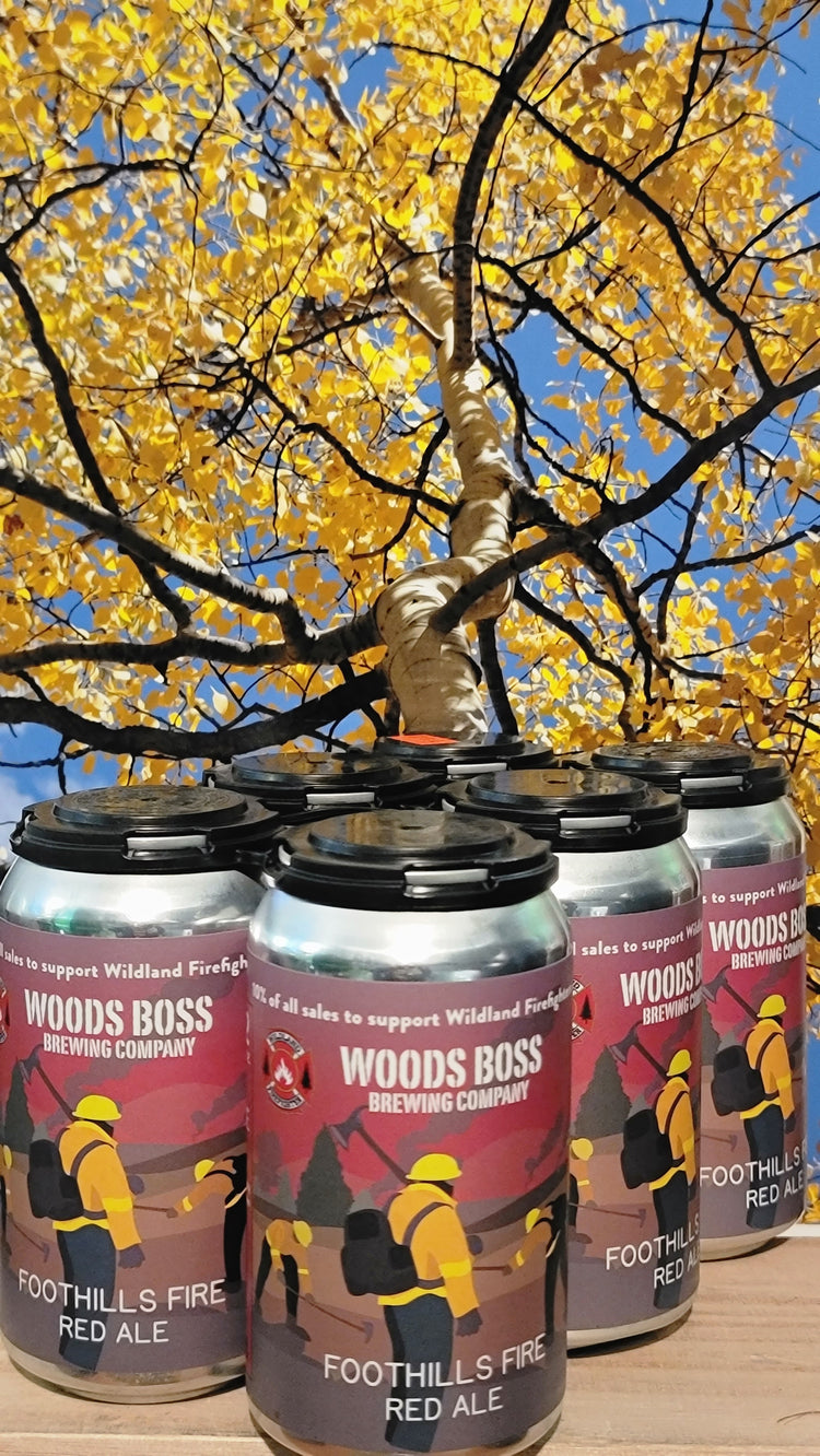 Woods boss foothills fire red ale