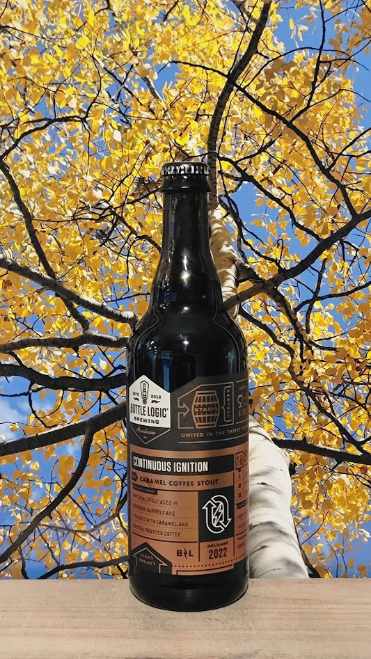 Bottle logic continuous ignition caramel coffee stout