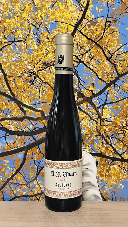 A.j. adam hofberg riesling eiswein