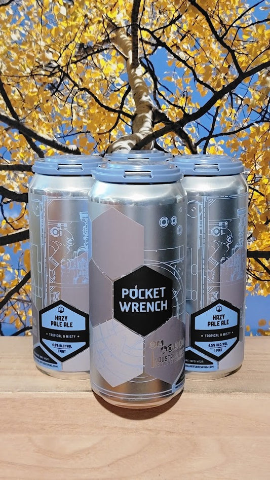 Industrial arts pocket wrench hazy pale ale