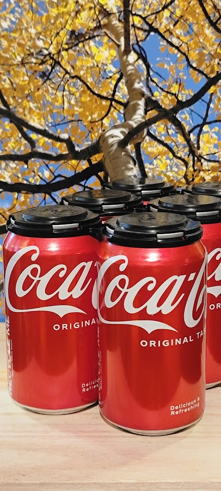 Coke cans