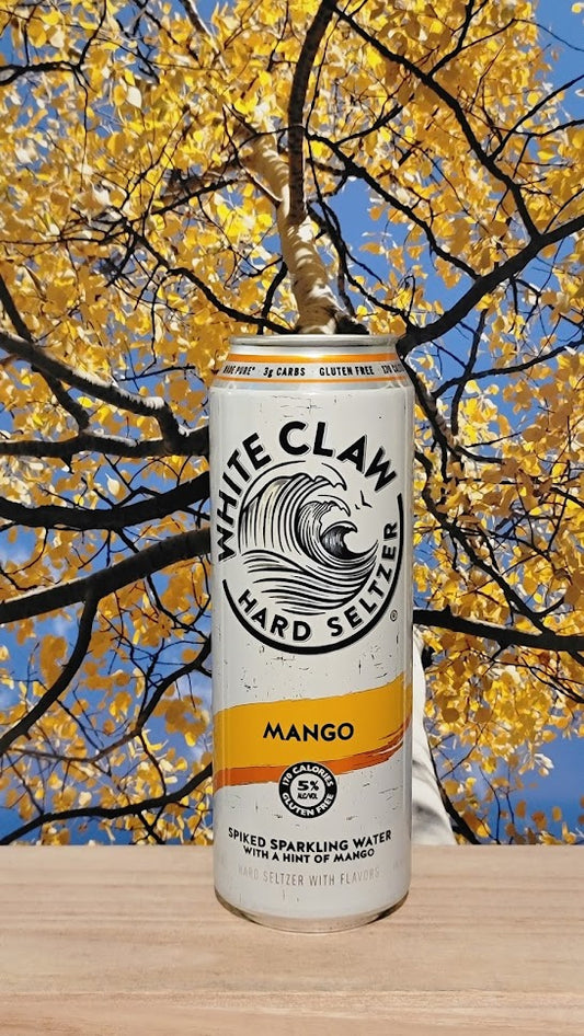 White claw mango seltzer