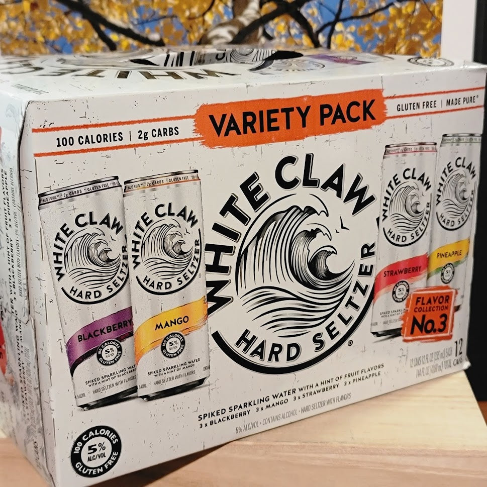 White claw hard seltzer 3 Sovereignty Wines