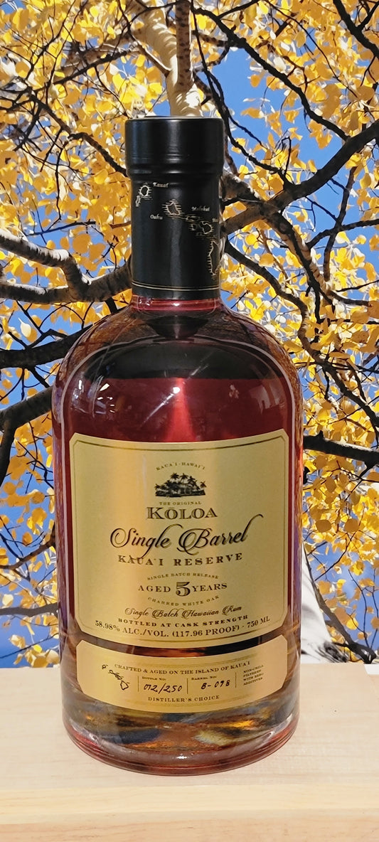 Koloa 5yr rum single barrel