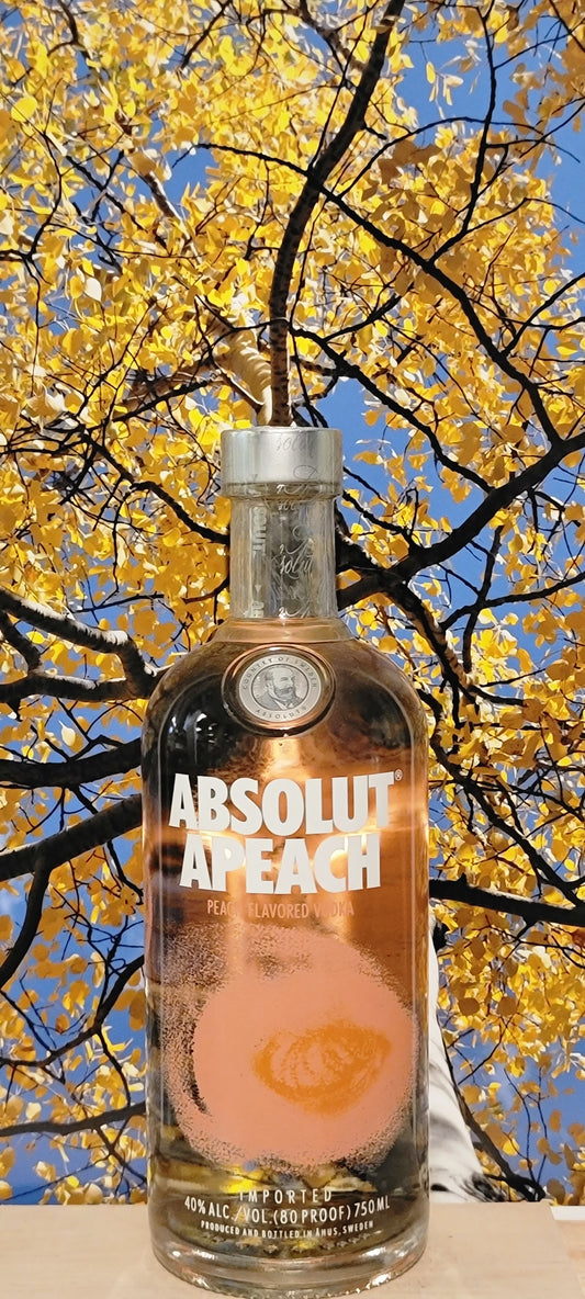 Absolut apeach vodka