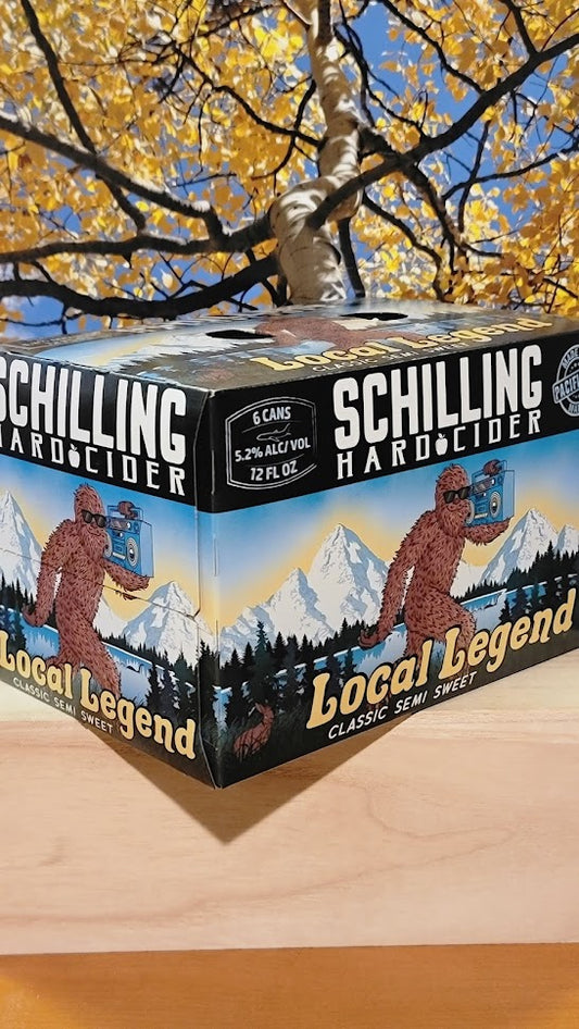 Schilling local legend semi sweet cider
