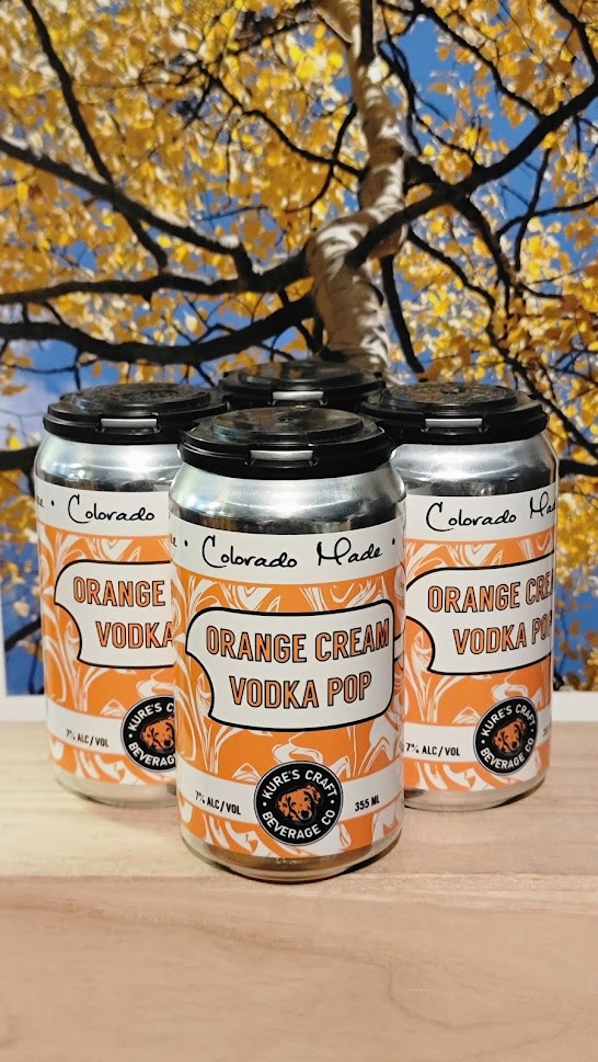 Kure's orange cream vodka pop